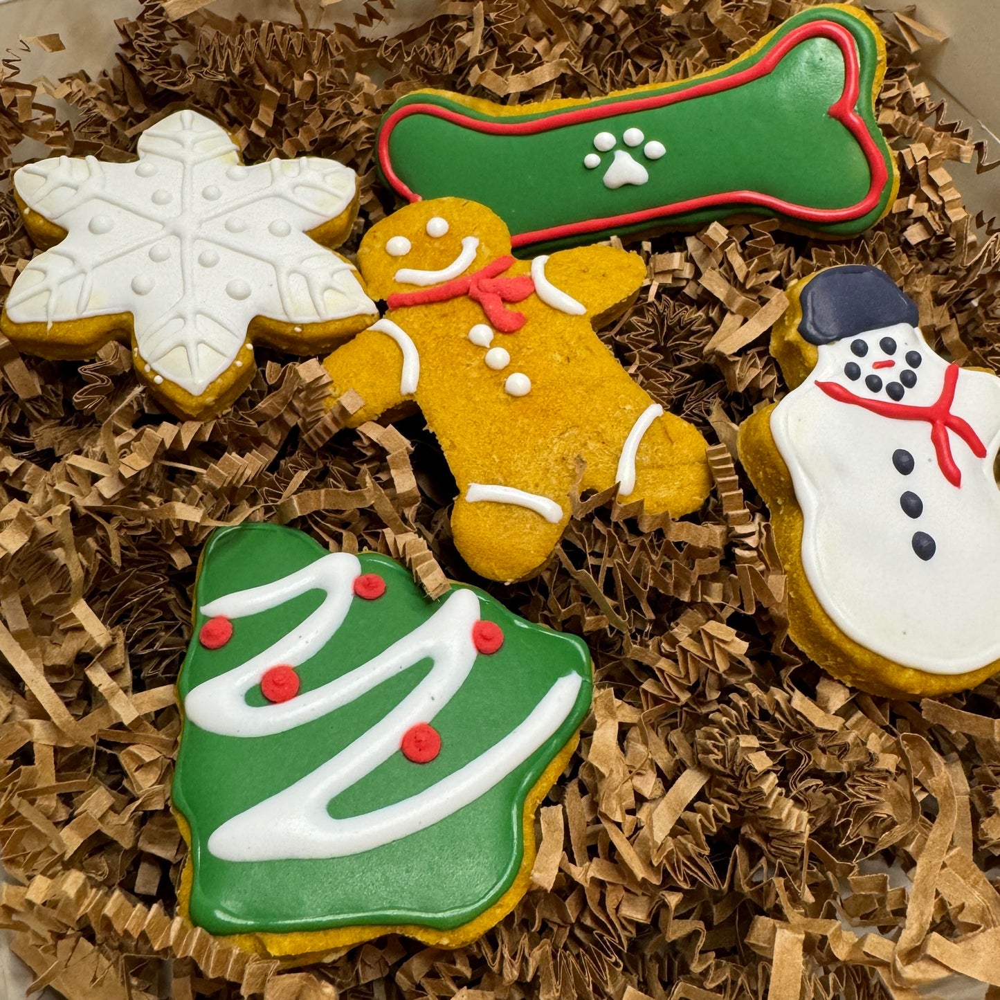 Christmas Dog Cookie Bundle 5 pack