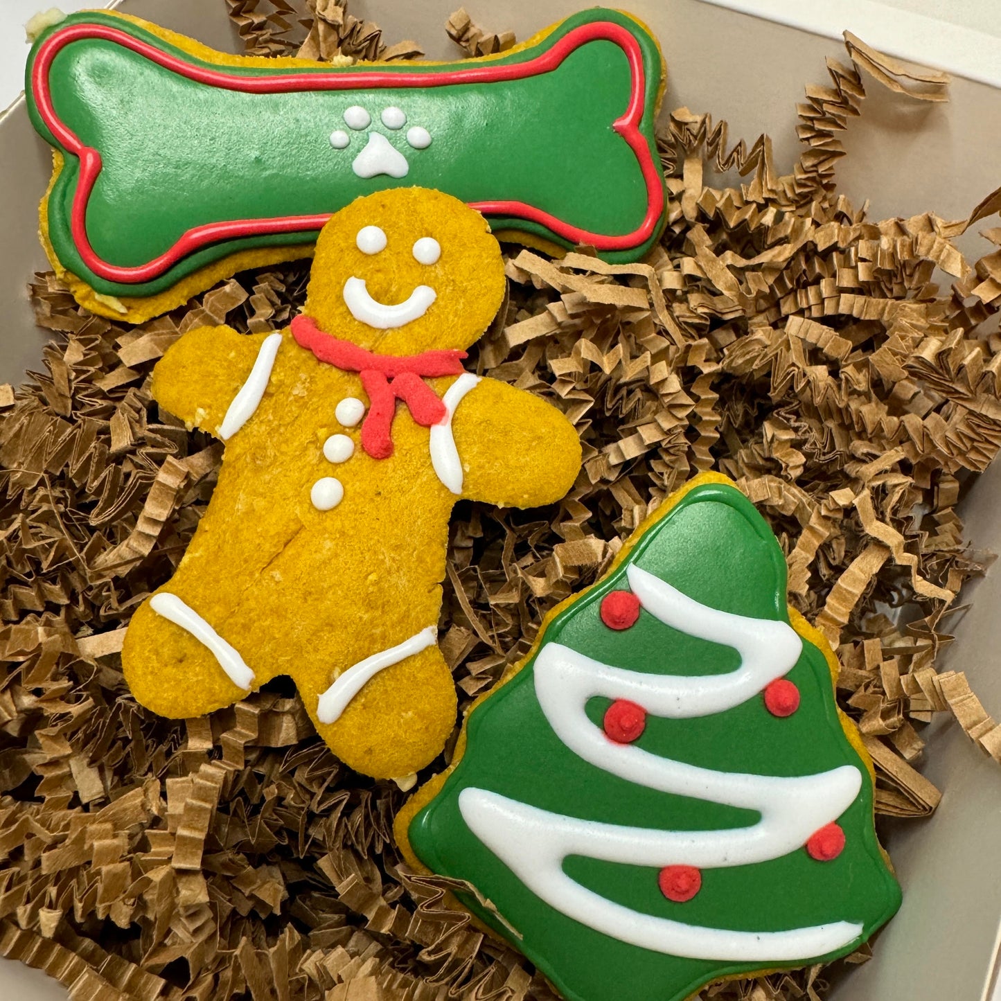 Christmas Dog Cookies 3 pack